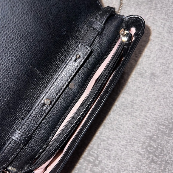 KATE SPADE small black bag with gold chain - Picture 8 of 11